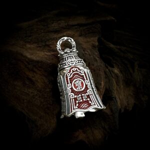 S925 Sterling Silver Taoist Sanqing Bell Pendant - Image 3